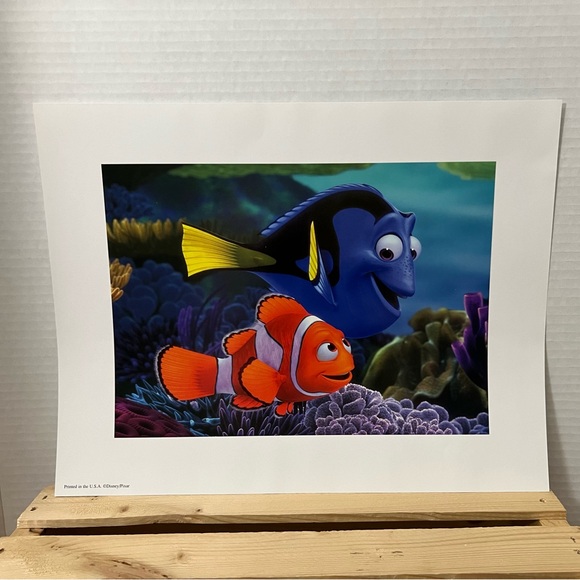 Disney Pixar Finding Nemo 2003 Lithograph Artwork Print Set Limited Edition - Picture 7 of 9